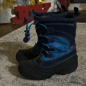 The North Face Kids Navy and Black Snow Boots